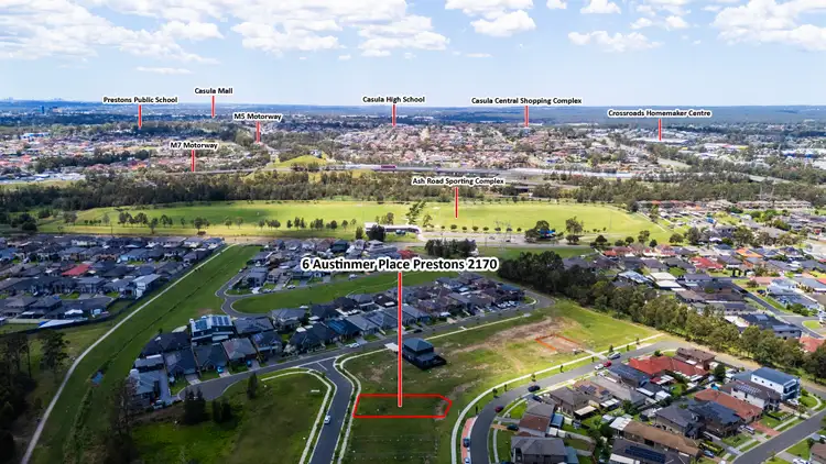 Sixth view of Homely land listing, 6 Austinmer Pl, Prestons NSW 2170
