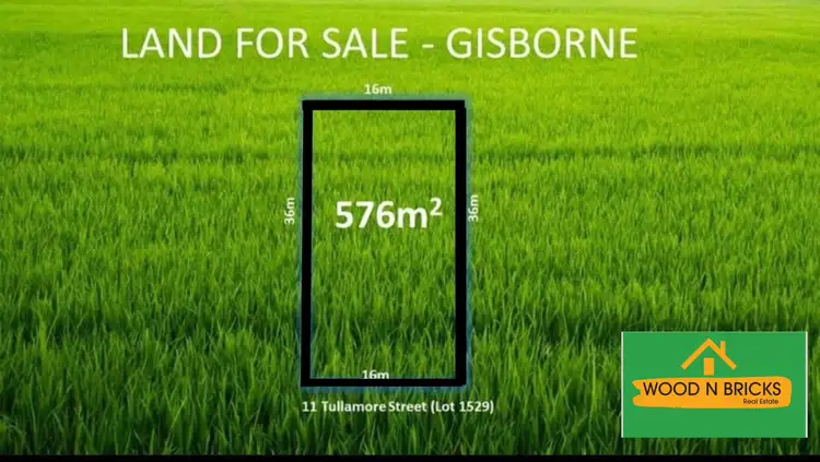 Main view of Homely land listing, 11 Tullamore Street, Gisborne VIC 3437