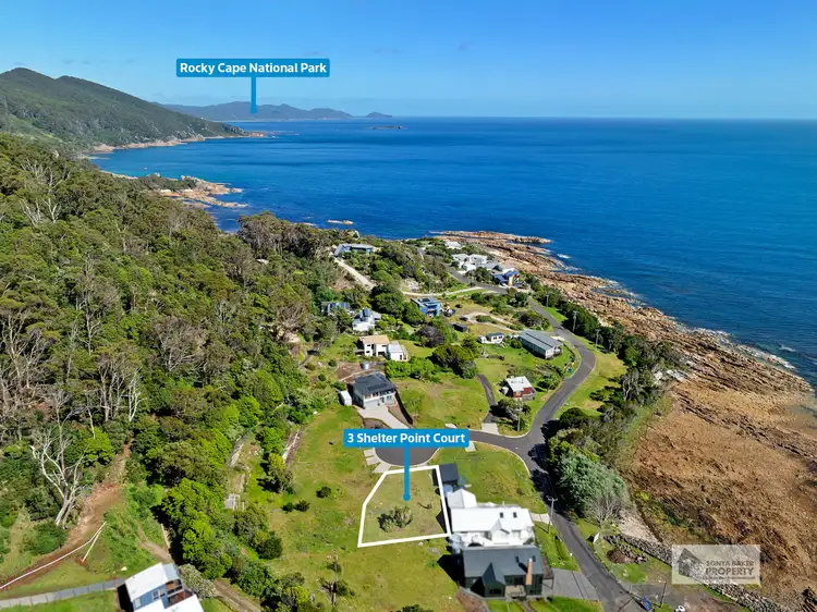 Main view of Homely land listing, 3 Shelter Point Court, Boat Harbour Beach TAS 7321