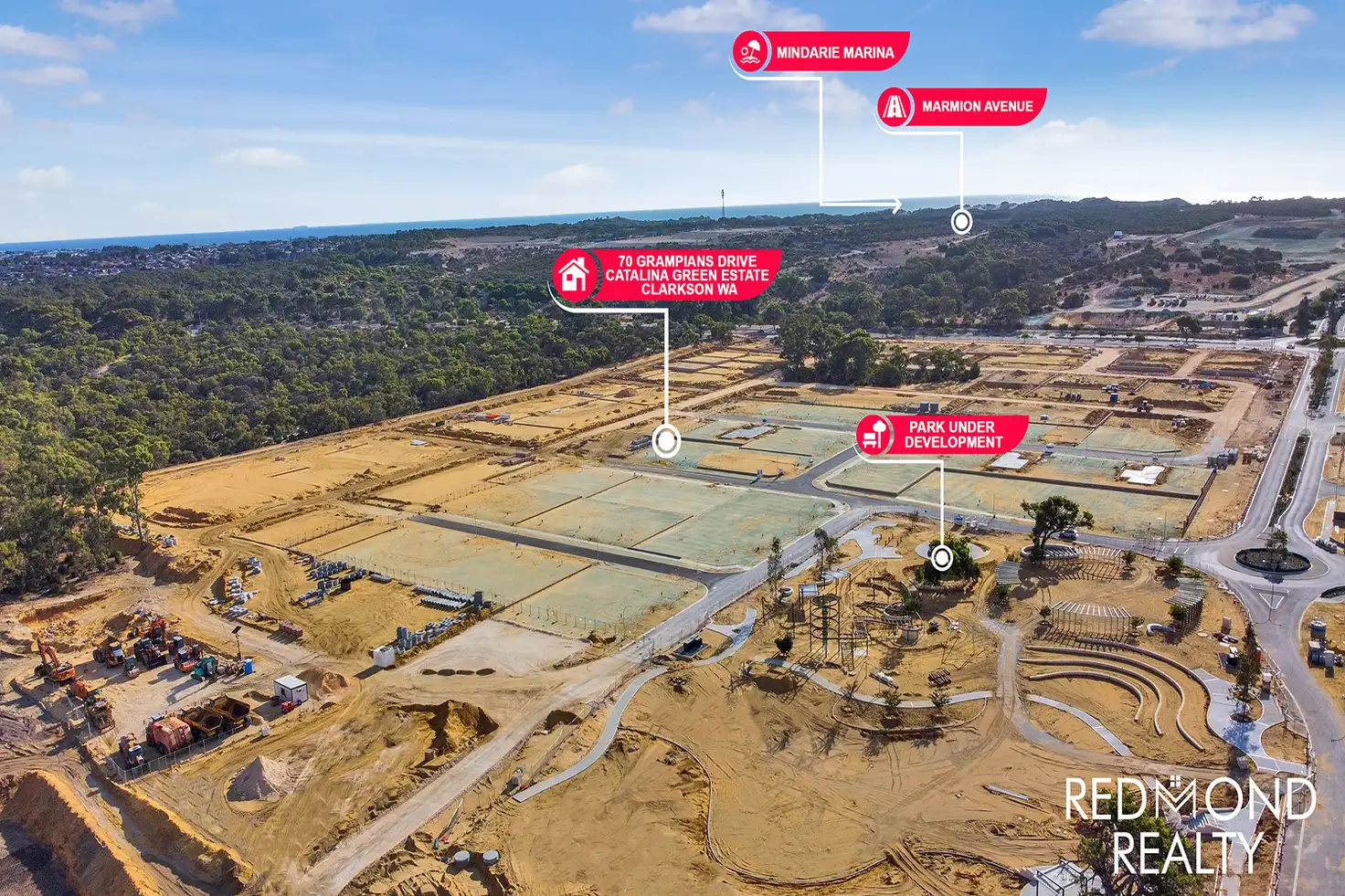 Main view of Homely land listing, 70 Grampians Drive, Clarkson WA 6030