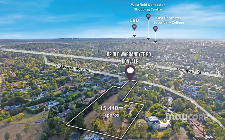 Main view of Homely house listing, 92 Old Warrandyte Road, Donvale VIC 3111