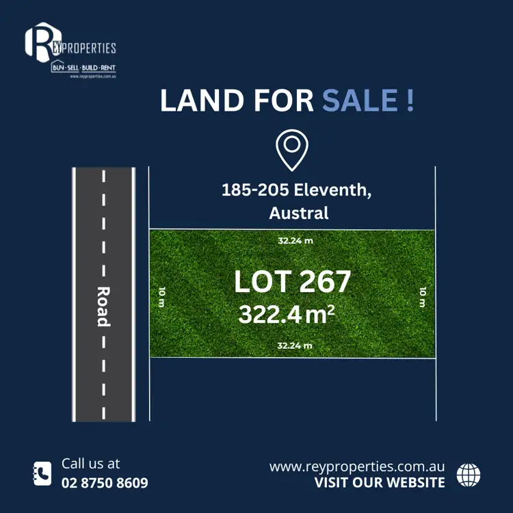 Main view of Homely land listing, LOT 267, 185 - 205 Eleventh, Austral NSW 2179
