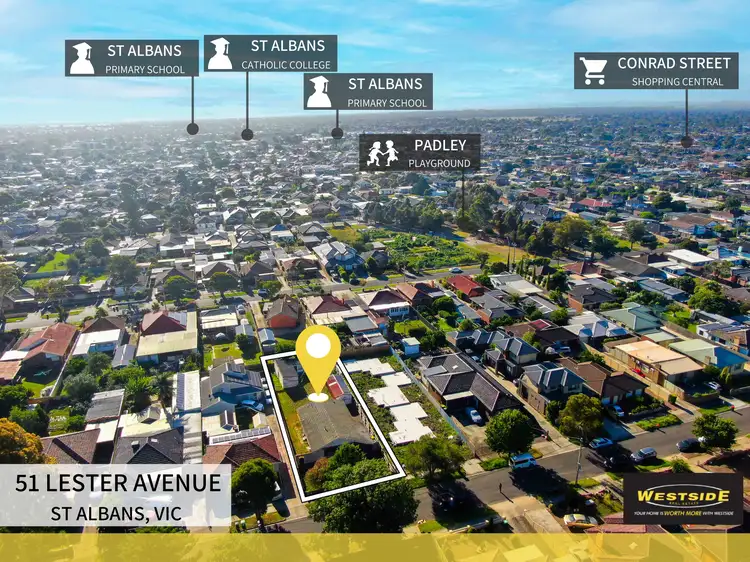 Fifth view of Homely house listing, 51 Lester Avenue, St Albans VIC 3021