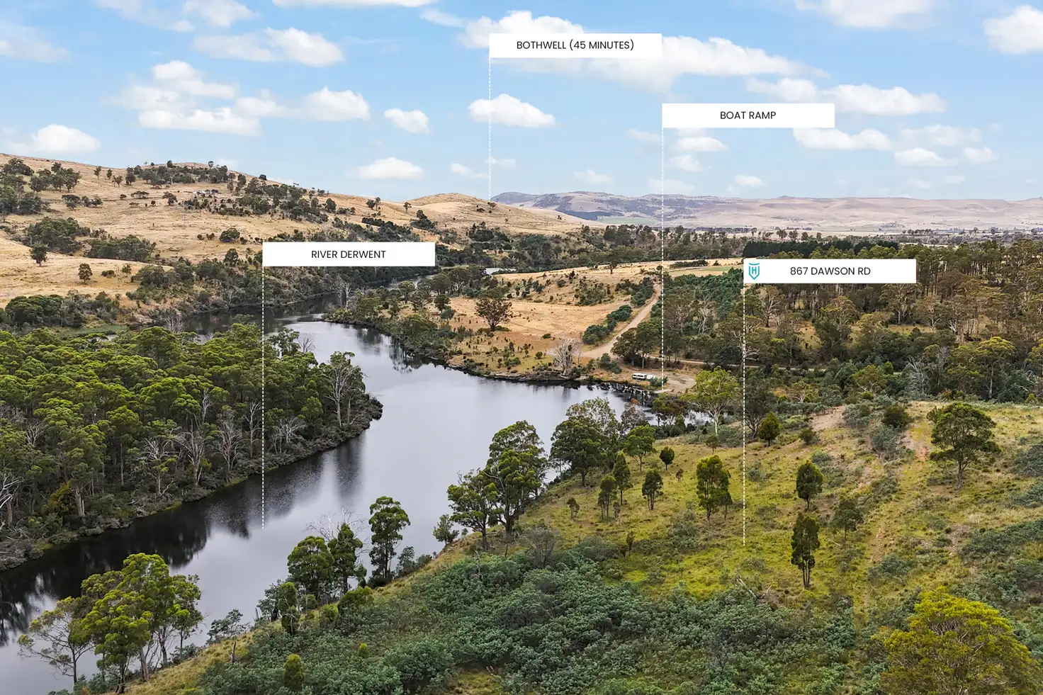 Main view of Homely rural property listing, 867 Dawson Road, Ouse TAS 7140