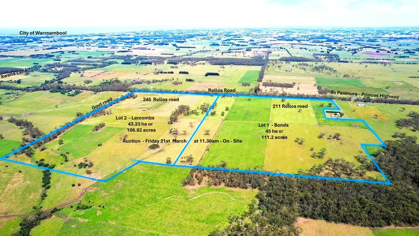 Main view of Homely rural property listing, 211 Rollos Road, Panmure VIC 3265