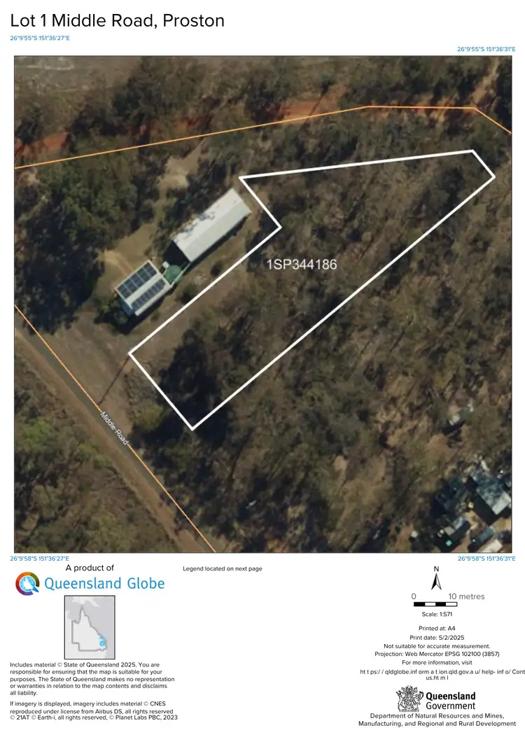 Main view of Homely land listing, LOT 1 Middle Road, Proston QLD 4613