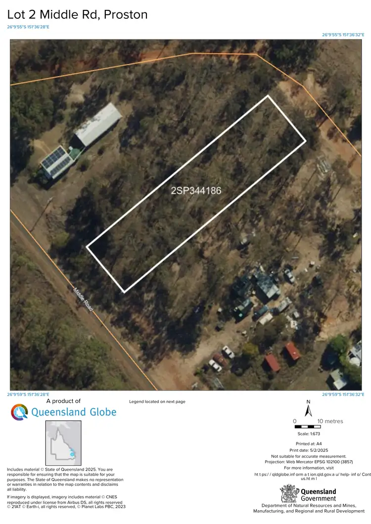 Main view of Homely land listing, LOT 2 Middle Road, Proston QLD 4613