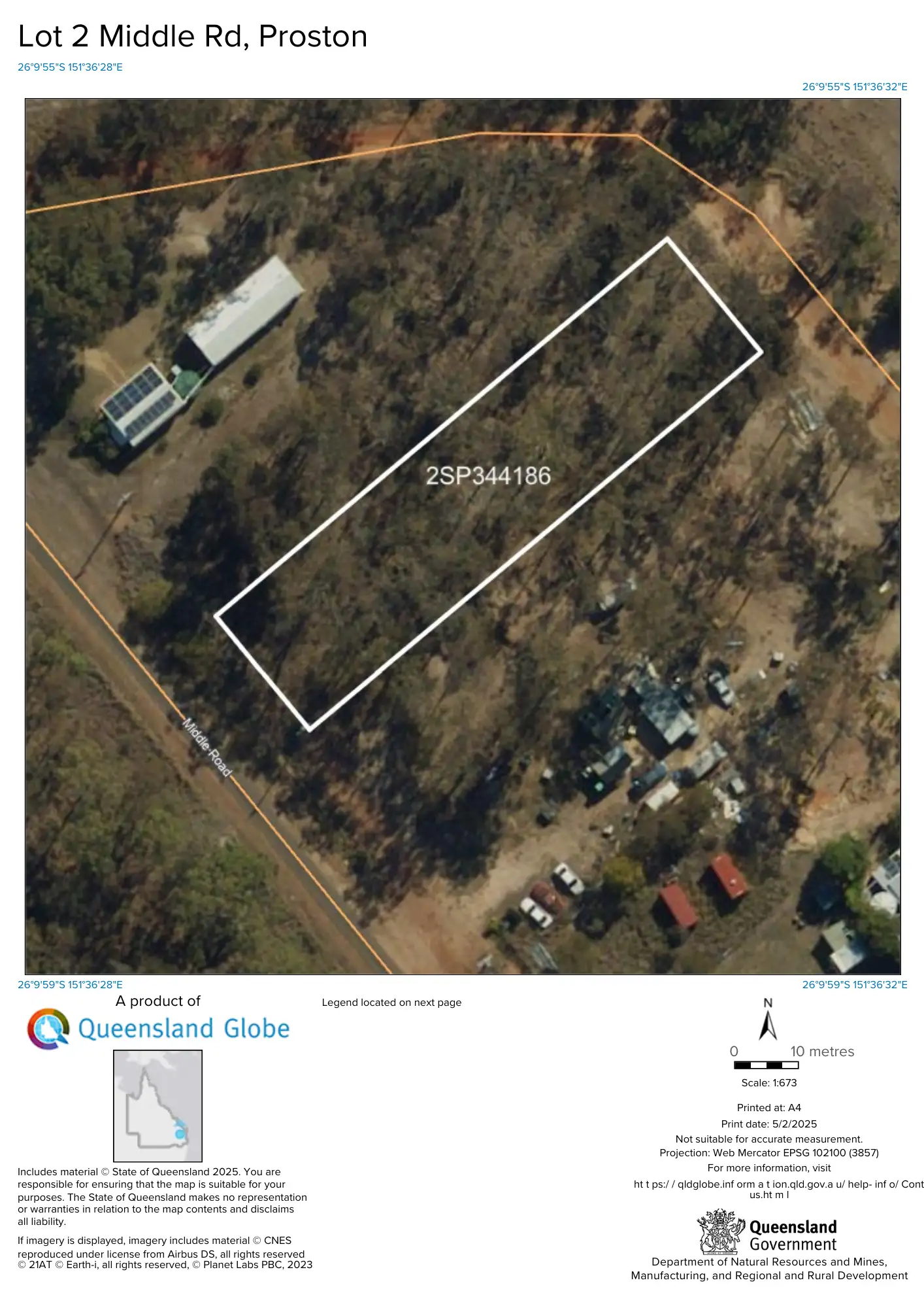 Main view of Homely land listing, LOT 2 Middle Road, Proston QLD 4613