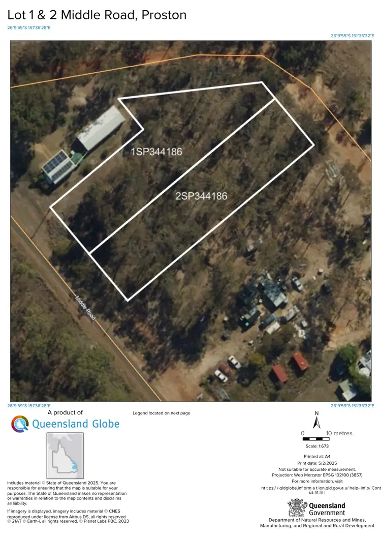 Second view of Homely land listing, LOT 2 Middle Road, Proston QLD 4613