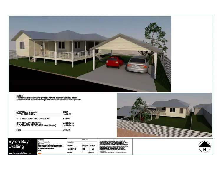 Second view of Homely land listing, 24 Gordon Street, Mullumbimby NSW 2482