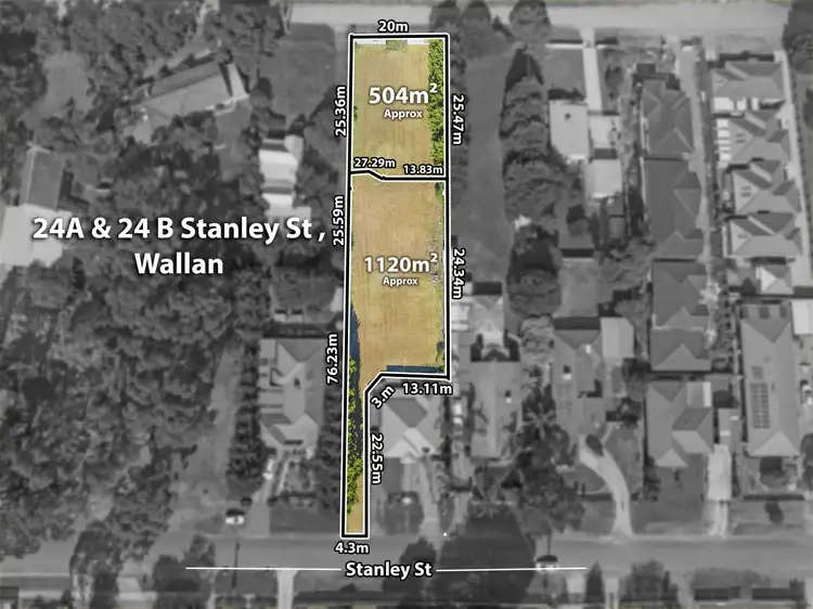 Third view of Homely land listing, 24A & & 24B Stanley Street, Wallan VIC 3756