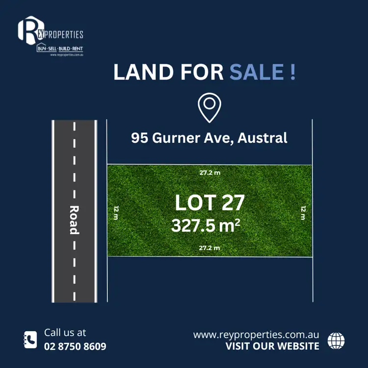 Main view of Homely land listing, LOT 27, 95 Gurner Ave, Austral NSW 2179