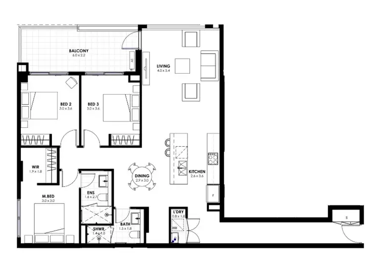 Second view of Homely apartment listing, GROUND FLOOR UNIT WITH 105 SQM INTERNAL AREA, Schofields NSW 2762