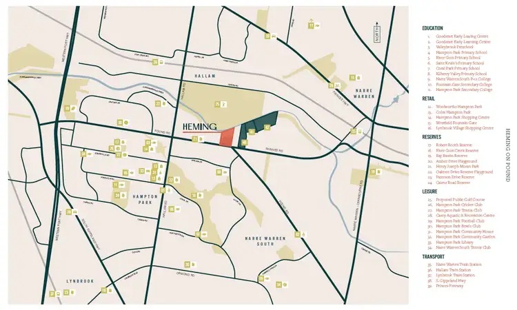 Third view of Homely land listing, LOT 9, 183-185 Pound Road, Hampton Park VIC 3976