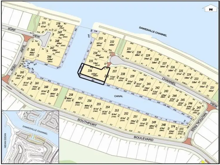 Main view of Homely land listing, LOT 236, 236 Channel View, Dawesville WA 6211