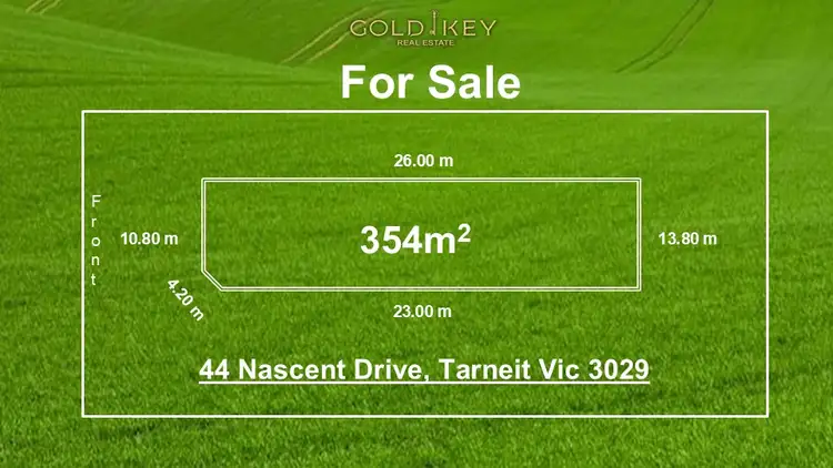 Main view of Homely land listing, 44 Nascent Drive, Tarneit VIC 3029