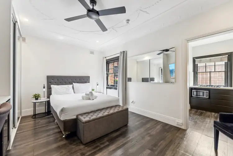 Main view of Homely studio listing, 18/8A-8B Hughes Street, Potts Point NSW 2011