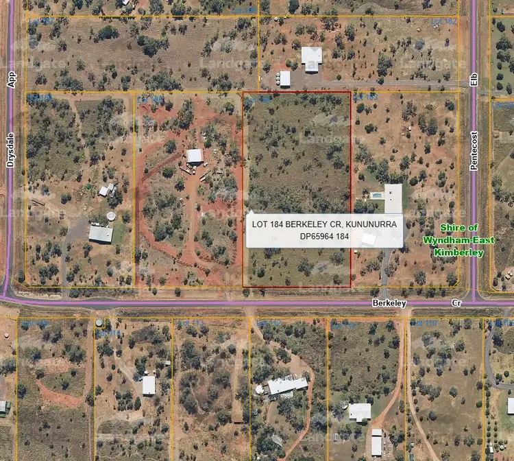 Second view of Homely land listing, LOT 184 Berkeley Crescent, Kununurra WA 6743