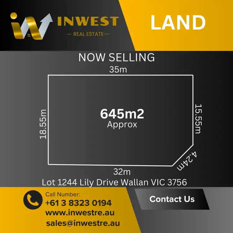 Main view of Homely land listing, LOT 1244 Lily Drive, Wallan VIC 3756