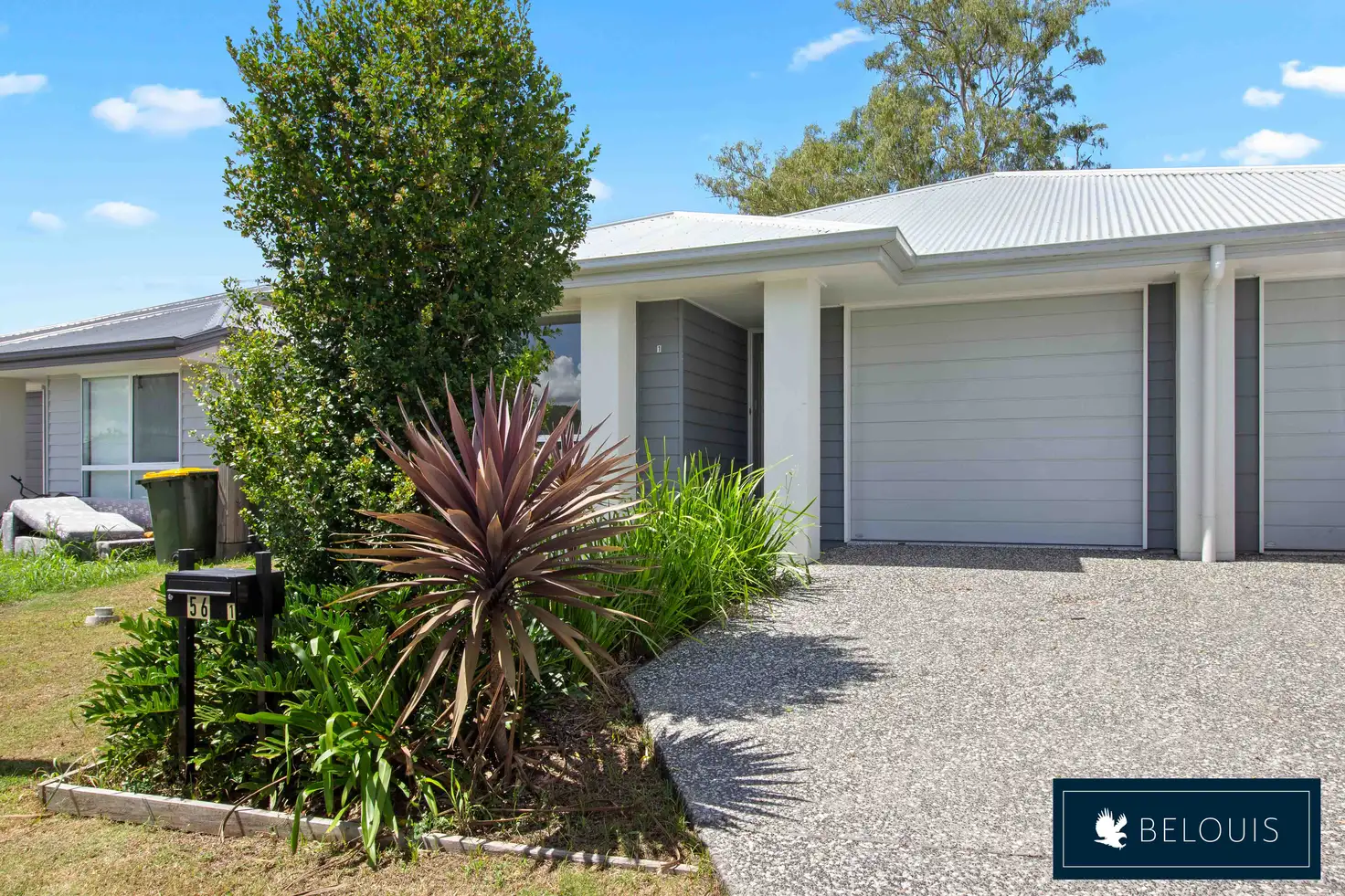 Main view of Homely semi-detached listing, 1/56 Kevin Mulroney Drive, Flinders View QLD 4305