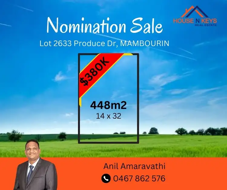Main view of Homely land listing, LOT 2633 Produce Dr, Mambourin VIC 3024