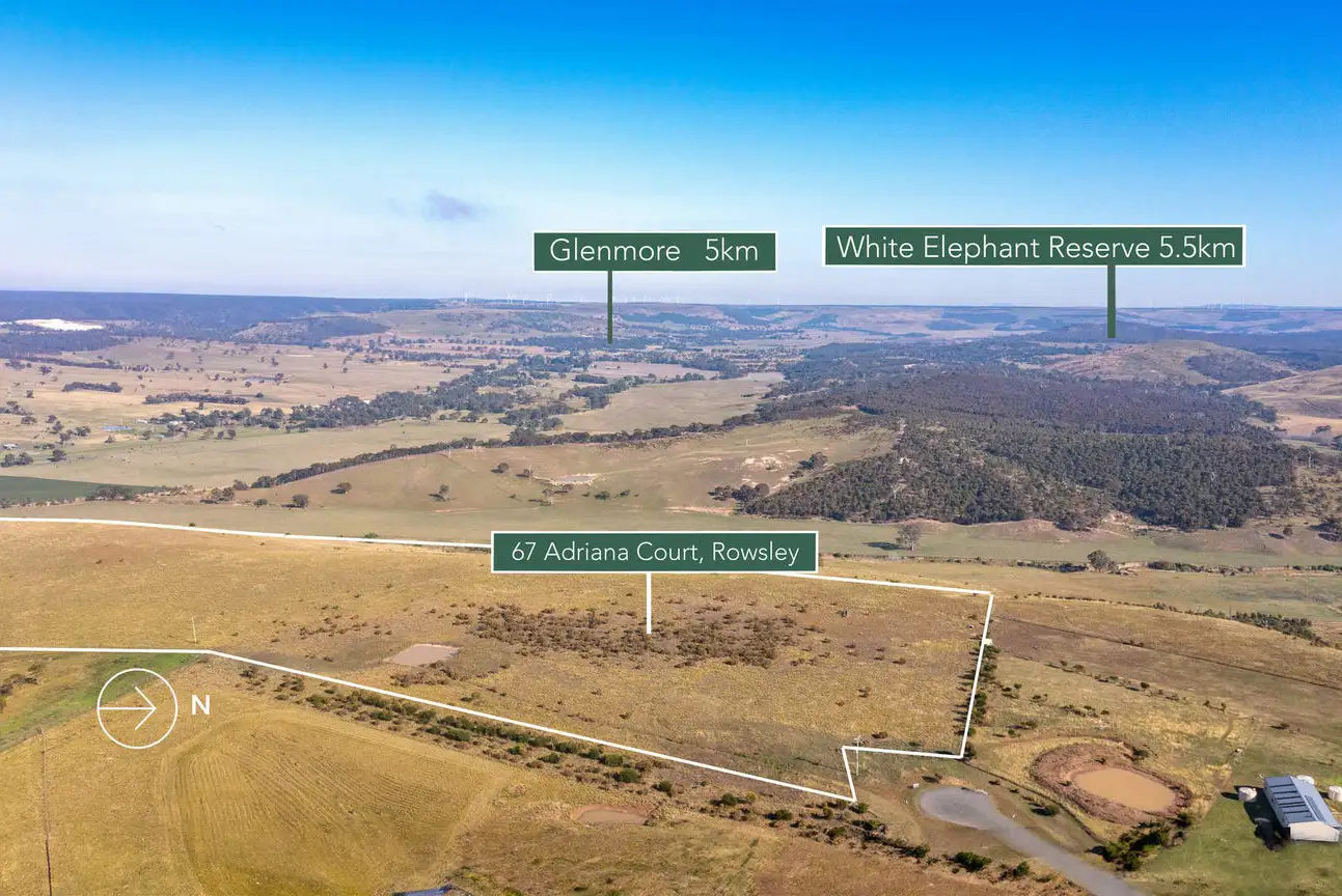 Main view of Homely land listing, 67 Adriana Court, Rowsley VIC 3340