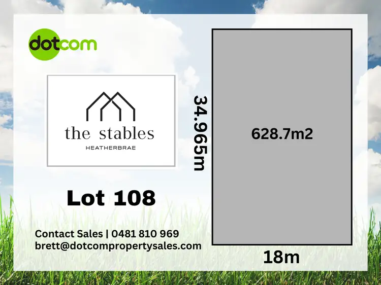 Main view of Homely land listing, LOT 108 Proposed Road, Heatherbrae NSW 2324