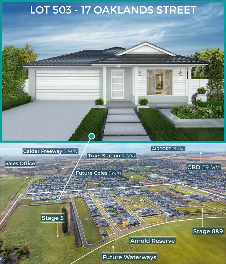 Main view of Homely house listing, Lot 503 - 17 Oaklands Street, Diggers Rest VIC 3427