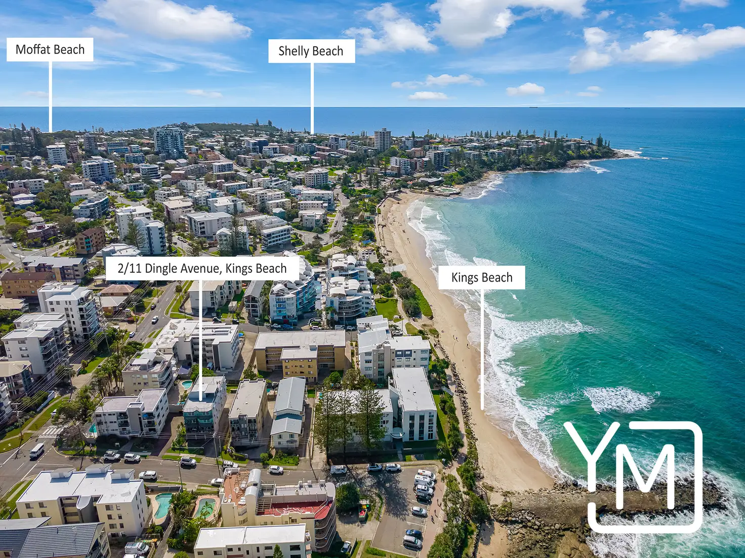Main view of Homely apartment listing, 2/11 Dingle Avenue, Kings Beach QLD 4551
