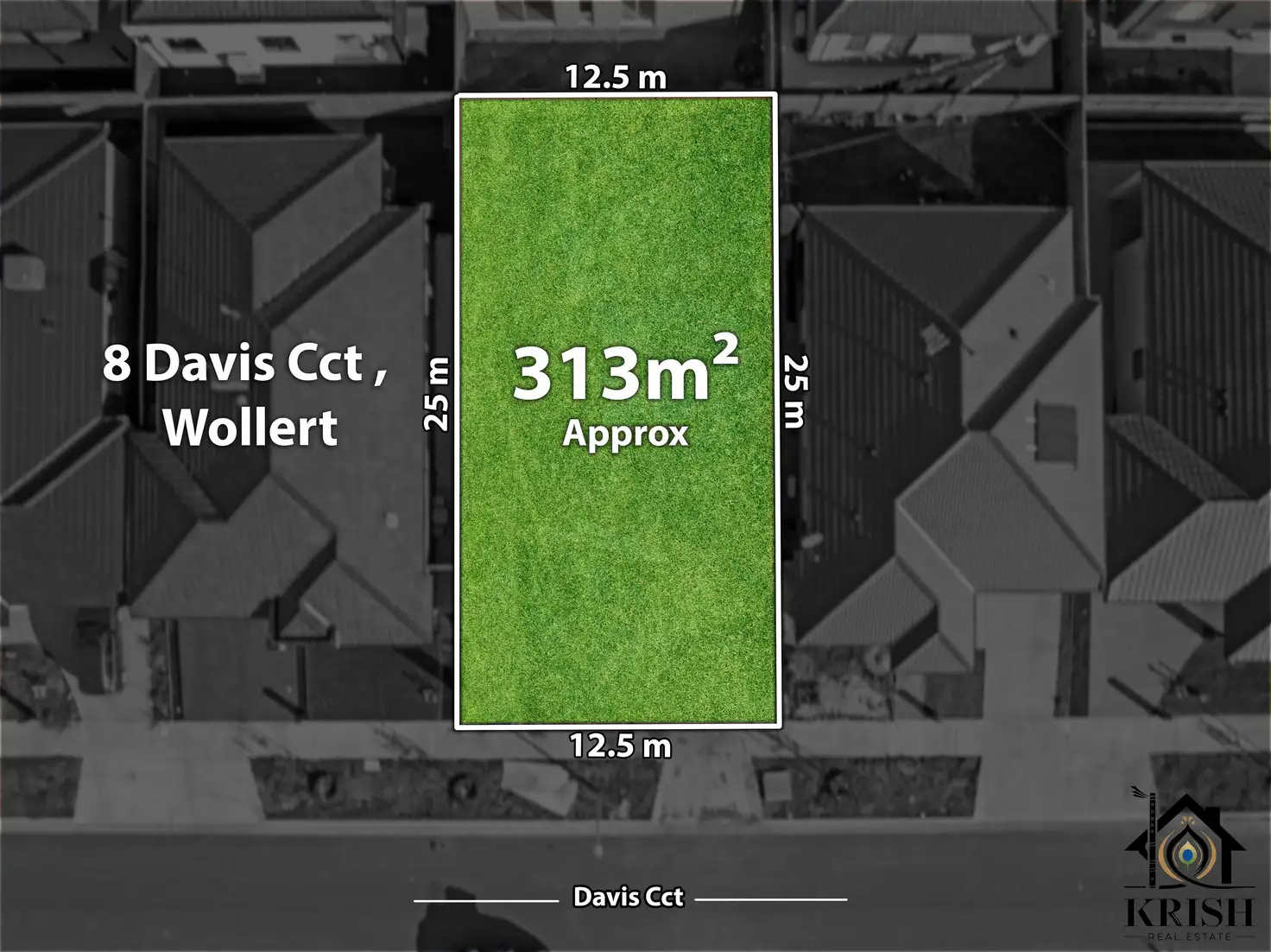 Main view of Homely land listing, 8 Davis Circuit, Wollert VIC 3750