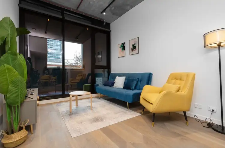 Second view of Homely apartment listing, 201/5 Wominjeka Walk, West Melbourne VIC 3003