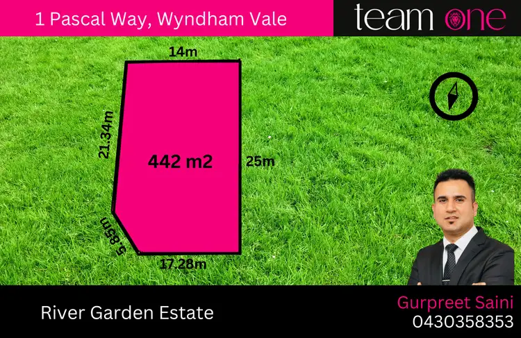 Main view of Homely land listing, 1 Pascal Way, Wyndham Vale VIC 3024