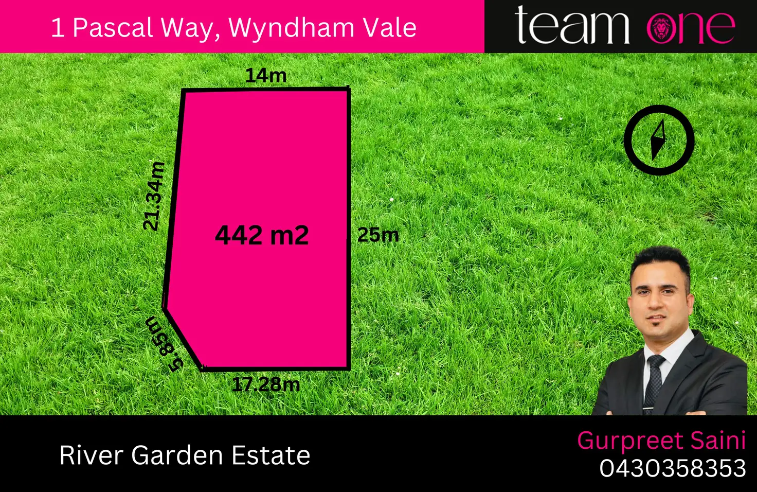 Main view of Homely land listing, 1 Pascal Way, Wyndham Vale VIC 3024