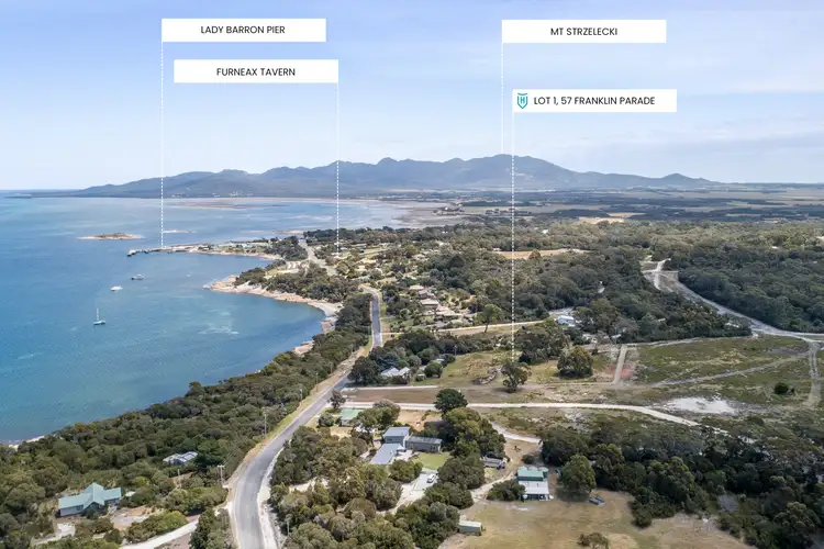 Second view of Homely land listing, LOT 1, 57 Franklin Parade, Lady Barron TAS 7255