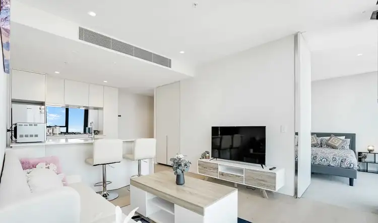 Second view of Homely apartment listing, 4608/11 Bale Circuit, Southbank VIC 3006