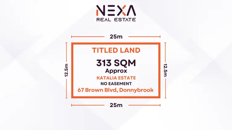 Main view of Homely land listing, 67 Brown Boulevard, Donnybrook VIC 3064