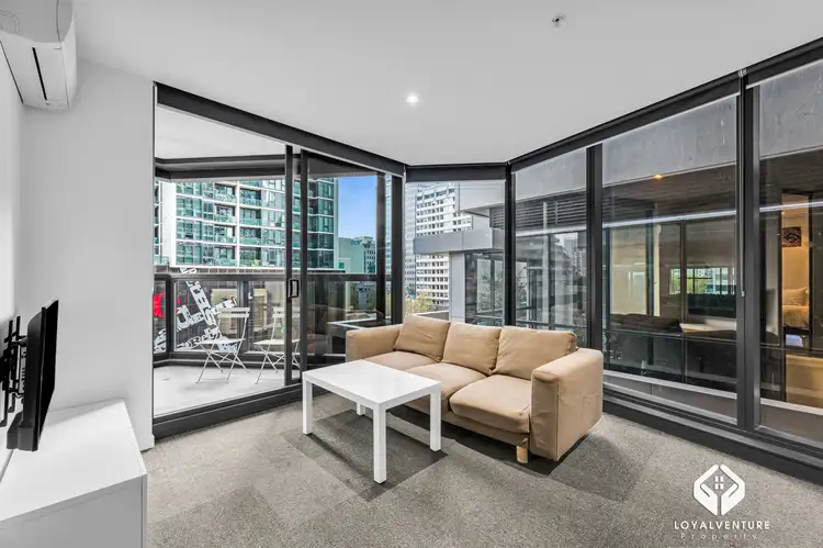 Second view of Homely apartment listing, 711/33 Rose Lane, Melbourne VIC 3000