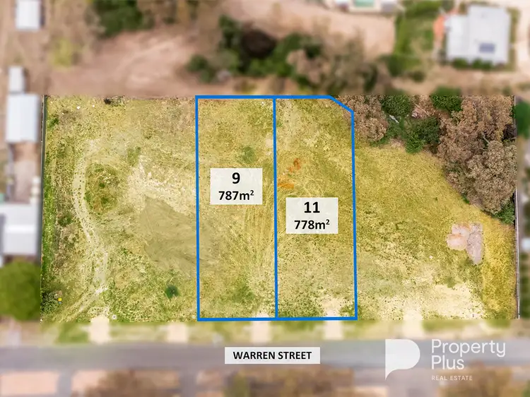 Main view of Homely land listing, 9 & 11 Warren Street, Harcourt VIC 3453