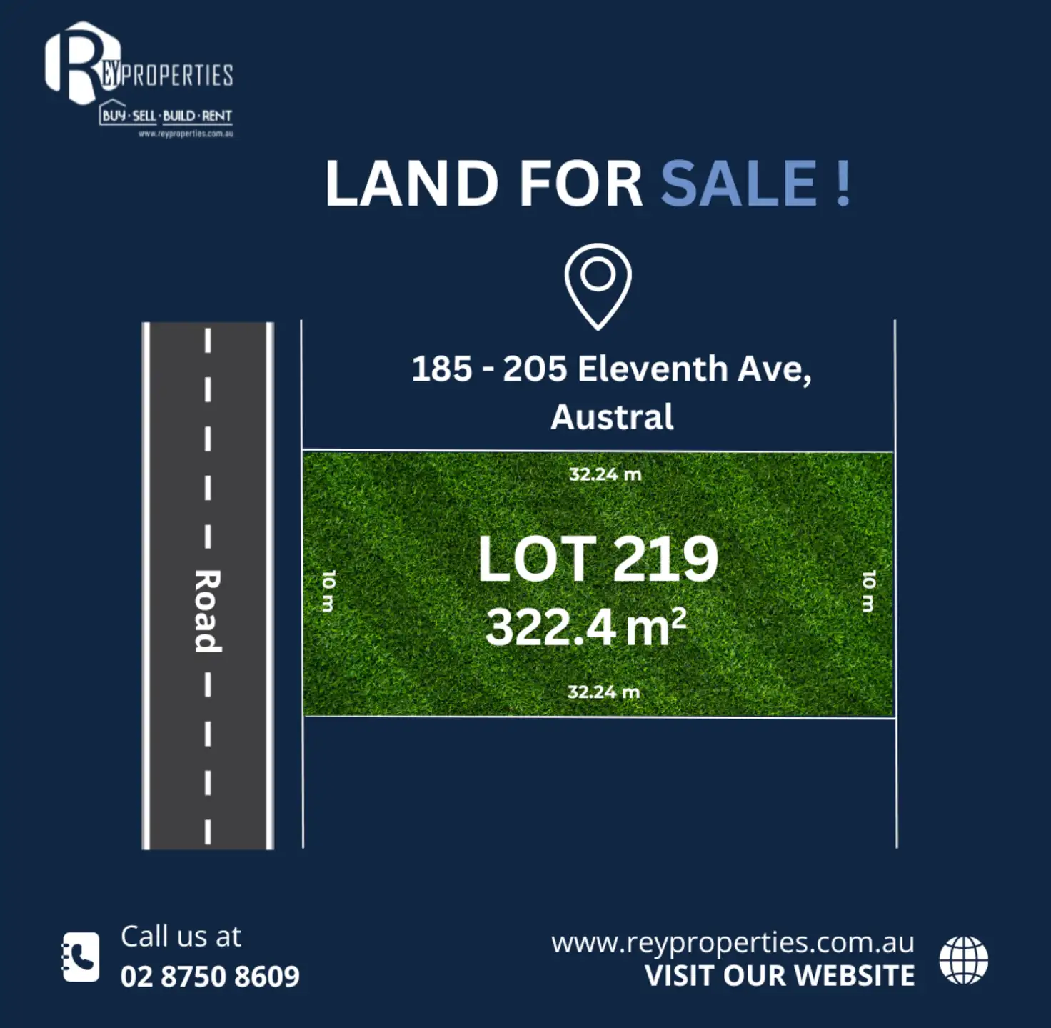 Main view of Homely land listing, LOT 219, 185 - 205 Eleventh Ave, Austral NSW 2179