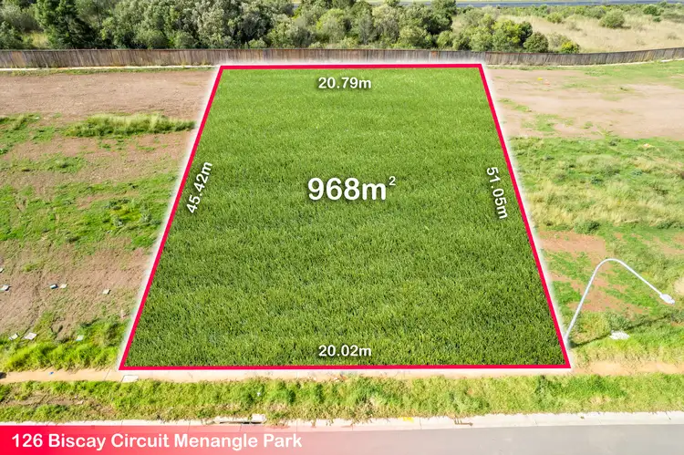 Main view of Homely land listing, 126 BISCAY CIRCUIT, Menangle Park NSW 2563