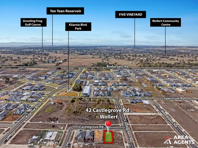 Third view of Homely land listing, 42 Castlegrove Road, Wollert VIC 3750