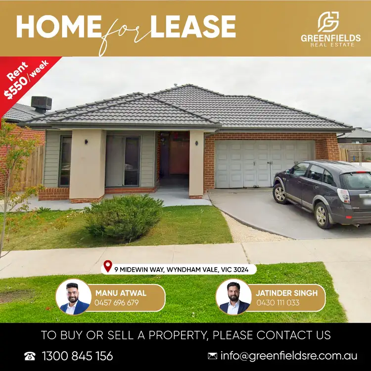 9 MIDEWIN WAY, Wyndham Vale VIC 3024