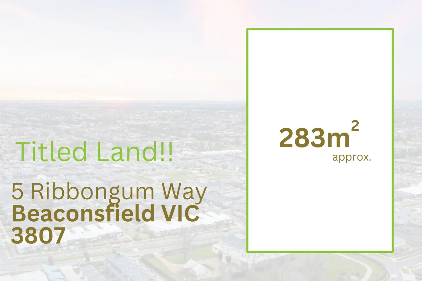 Main view of Homely land listing, 5 Ribbongum Way, Beaconsfield VIC 3807