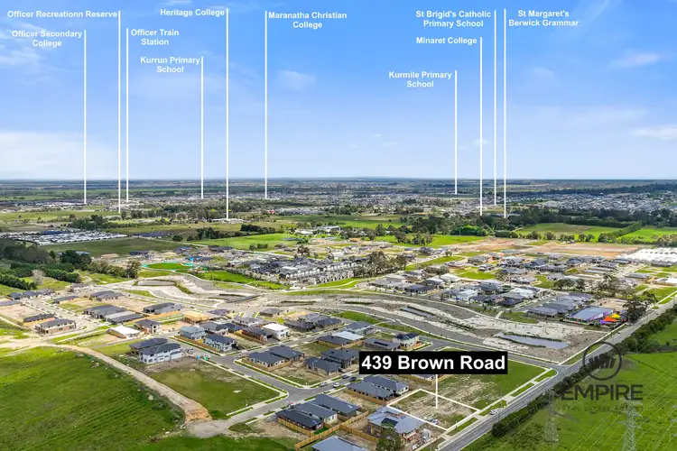 Main view of Homely land listing, 439 Brown Rd, Officer VIC 3809