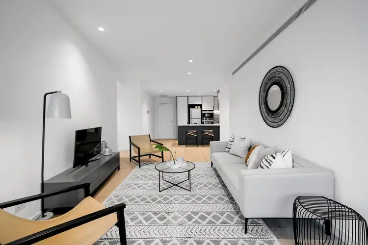 Second view of Homely apartment listing, 4711A/250 Spencer Street, Melbourne VIC 3000