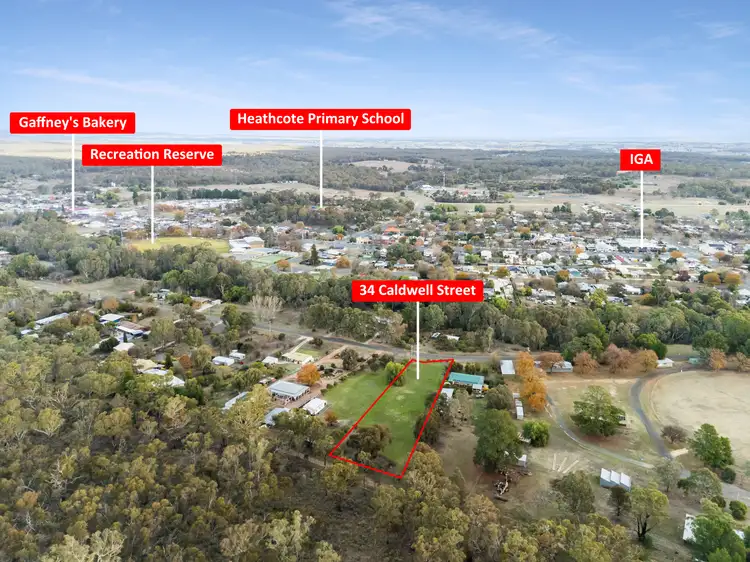 Third view of Homely land listing, 34 Caldwell Street, Heathcote VIC 3523