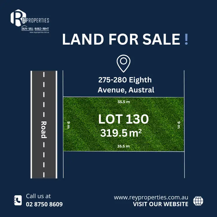 Main view of Homely land listing, LOT 130, 275-280 Eighth Ave, Austral NSW 2179