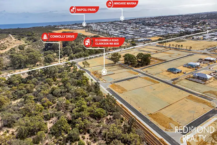 Main view of Homely land listing, 32 Conimbla Road, Clarkson WA 6030