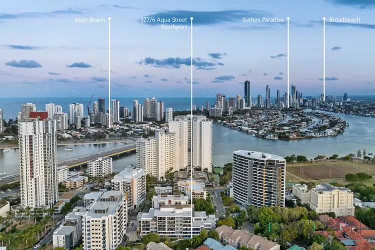 Main view of Homely apartment listing, 327/6 Aqua Street, Southport QLD 4215