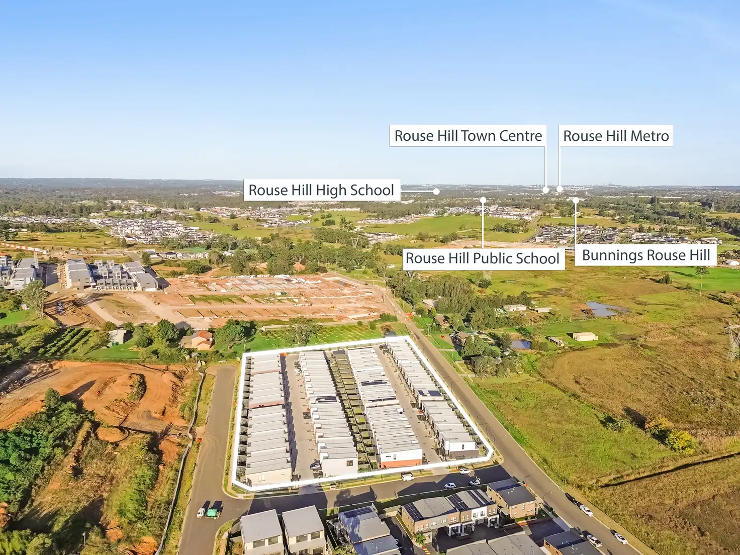 Main view of Homely townhouse listing, 19 Sagittarius Circuit, Box Hill NSW 2765